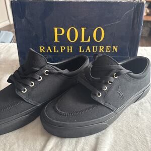 Polo Ralph Lauren Men's Size 7.5DFaxon X Canvas Lace Up Sneakers